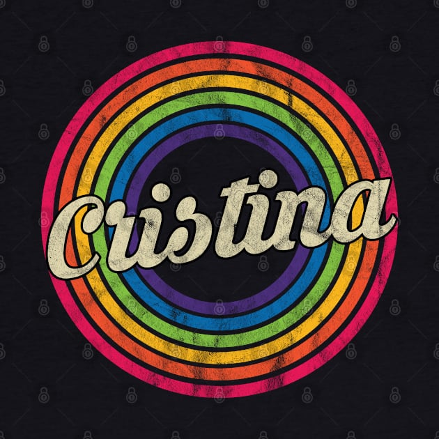 Cristina - Retro Rainbow Faded-Style by MaydenArt